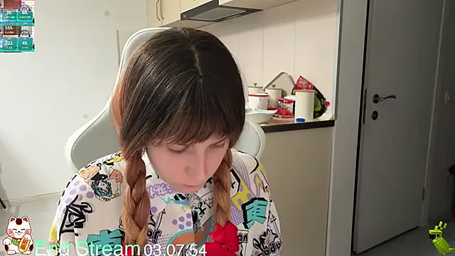 ShiroiFubuki online show from April 3, 4:49 pm