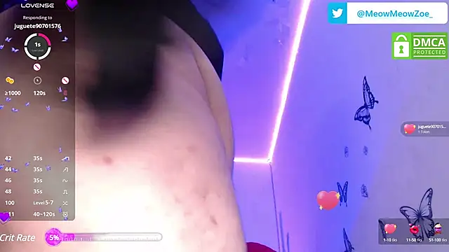 MeowMeowZoe online show from January 6, 11:31 pm