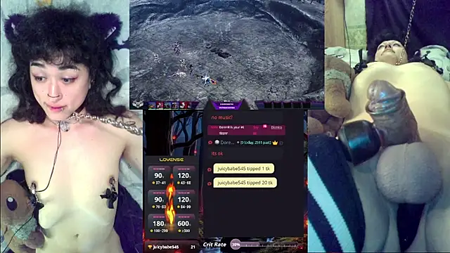 Snapshot of Solumi chatting on April 11, 7:45 am Solumi online show from April 11, 7:45 am
