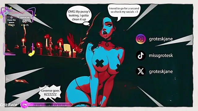 GroteskJane online show from January 15, 10:35 pm