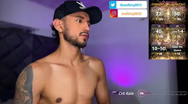 AxelKing1326 online show from January 3, 1:38 am