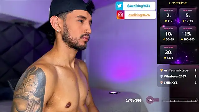 AxelKing1326 online show from February 13, 1:08 am