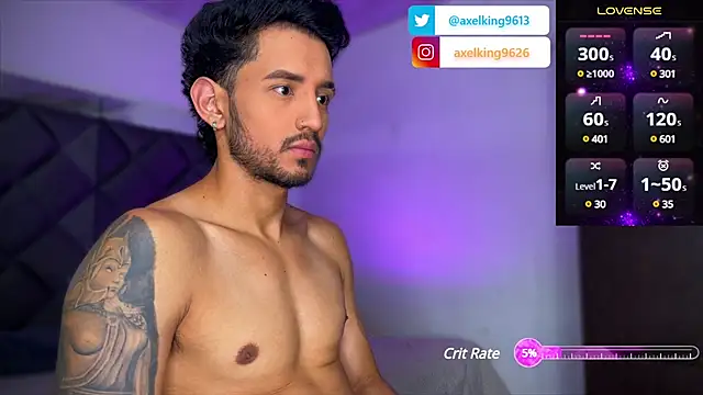 AxelKing1326 online show from March 14, 1:05 am