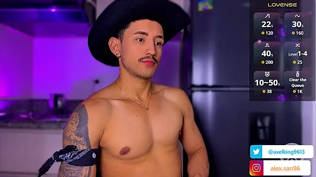 AxelKing1326 online show from January 17, 9:51 pm