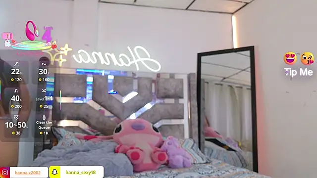 hanna sex18 online show from April 8, 9:20 am