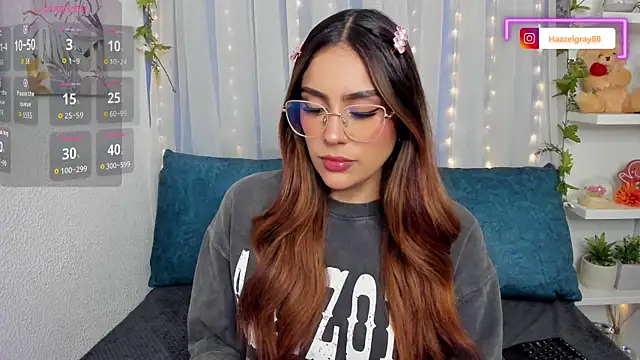 Snapshot of HazzelGray chatting on January 14, 2:33 pm HazzelGray online show from January 14, 2:33 pm