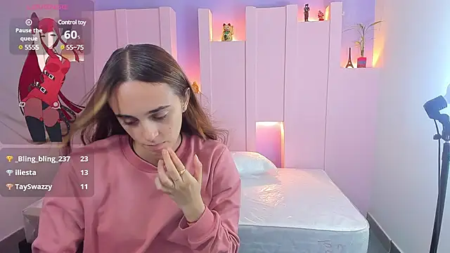 Snapshot of angelikarose1 chatting on February 21, 3:23 am angelikarose1 online show from February 21, 3:23 am