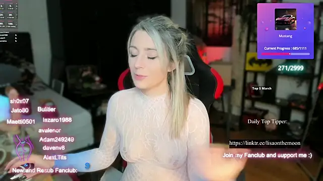 Lisaonthemoon online show from March 2, 9:11 pm