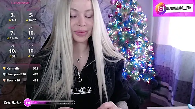 Marmalade Fox online show from December 19, 7:04 am