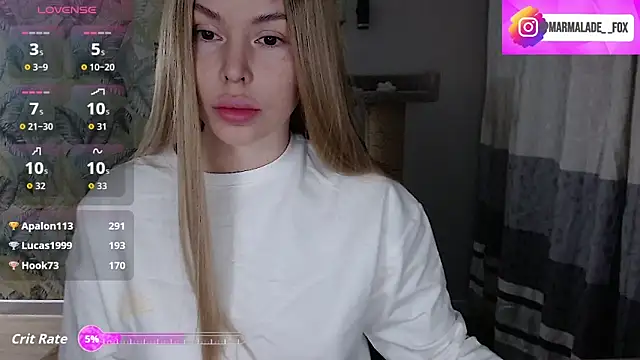 Marmalade Fox online show from February 12, 4:46 pm