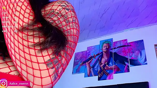 Aliceowenn online show from October 24, 9:22 pm