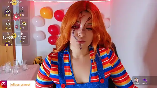 Snapshot of juli05star20 chatting on October 30, 4:25 am juli05star20 online show from October 30, 4:25 am