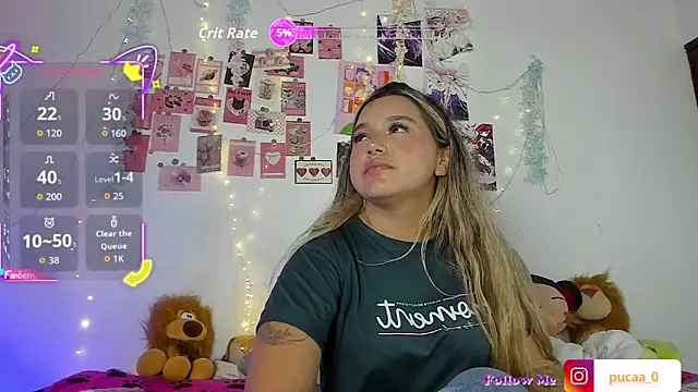 Snapshot of Pucaa_ chatting on March 20, 1:54 am Pucaa online show from March 20, 1:54 am