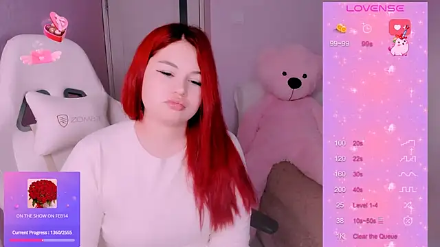 Snapshot of MissClarks chatting on February 12, 6:40 am MissClarks online show from February 12, 6:40 am