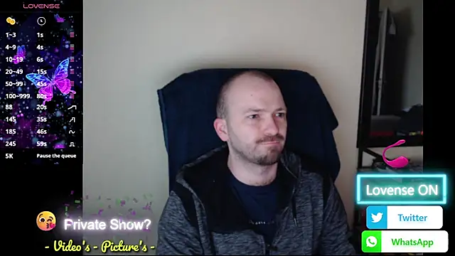 RealManHaveHairy online show from May 18, 5:30 pm