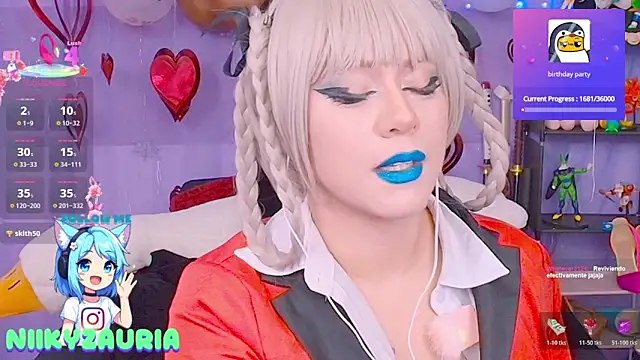 Snapshot of _niiky chatting on March 7, 6:27 pm niiky online show from March 7, 6:27 pm