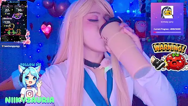 Snapshot of _niiky chatting on March 14, 8:14 pm niiky online show from March 14, 8:14 pm