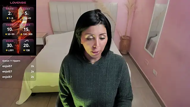 tiffani  love online show from January 7, 6:35 pm