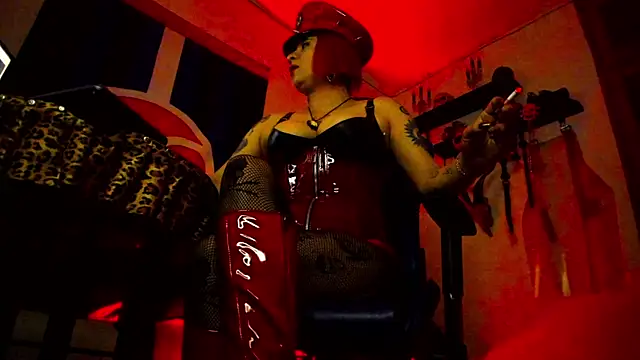 Snapshot of DominatrixBlue chatting on February 3, 6:17 pm DominatrixBlue online show from February 3, 6:17 pm