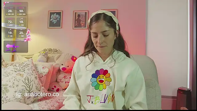 Snapshot of KittyAna chatting on February 19, 7:54 pm KittyAna online show from February 19, 7:54 pm