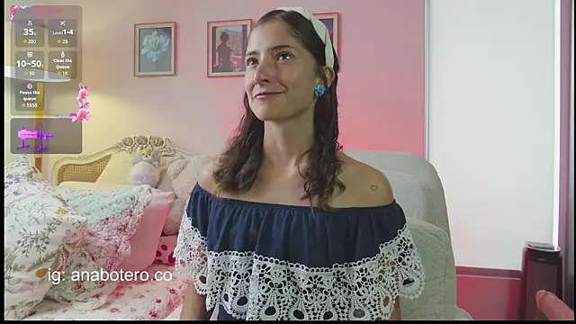 Snapshot of KittyAna chatting on March 17, 8:23 pm KittyAna online show from March 17, 8:23 pm