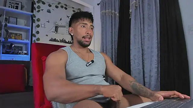 Couple muscle1 online show from February 23, 10:18 pm