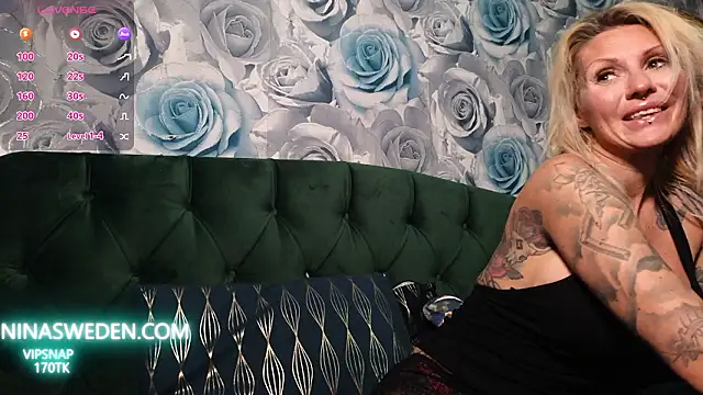 Ninasweden online show from February 2, 9:13 pm