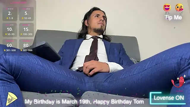 Tom blunt96 online show from March 22, 4:45 am