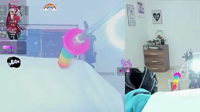 Snapshot of Daki_Ume_ chatting on February 19, 2:18 am Daki Ume online show from February 19, 2:18 am