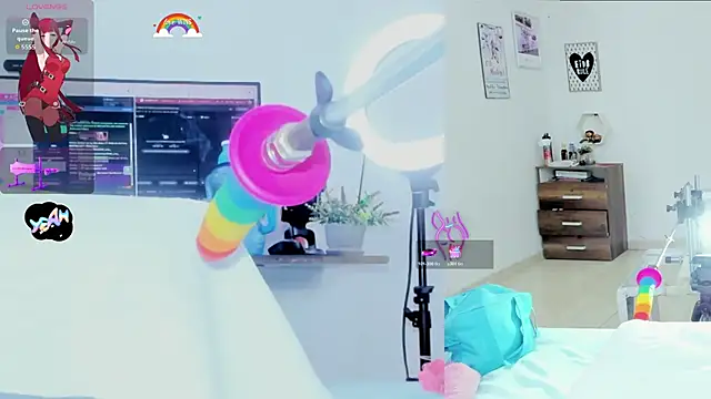 Snapshot of Daki_Ume_ chatting on February 21, 2:34 am Daki Ume online show from February 21, 2:34 am