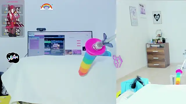 Snapshot of Daki_Ume_ chatting on February 28, 2:34 am Daki Ume online show from February 28, 2:34 am