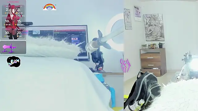 Snapshot of Daki_Ume_ chatting on March 13, 2:40 am Daki Ume online show from March 13, 2:40 am