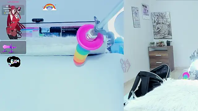 Snapshot of Daki_Ume_ chatting on March 19, 2:37 am Daki Ume online show from March 19, 2:37 am