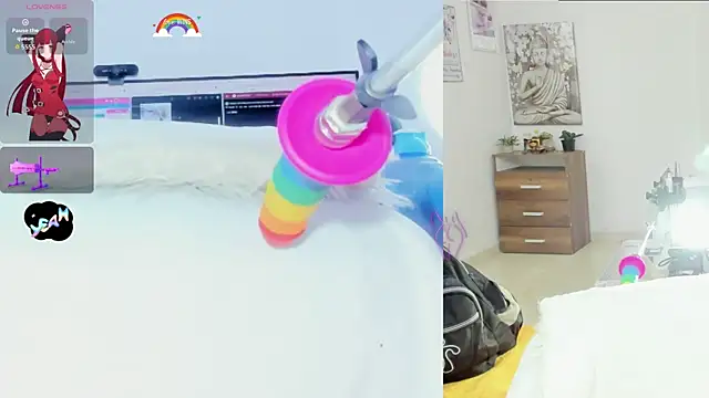 Snapshot of Daki_Ume_ chatting on March 24, 2:38 am Daki Ume online show from March 24, 2:38 am