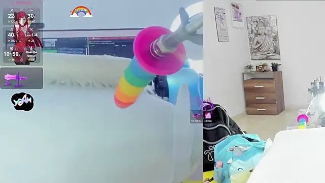 Snapshot of Daki_Ume_ chatting on April 2, 2:53 am Daki Ume online show from April 2, 2:53 am