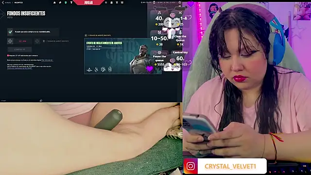 crystal7u7 online show from October 8, 8:28 pm