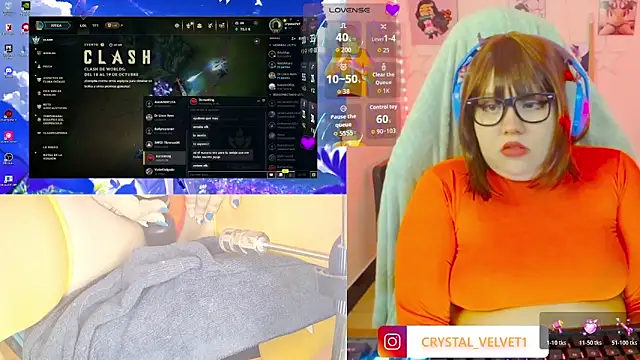 crystal7u7 online show from October 17, 8:22 pm