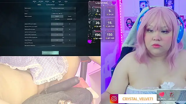 crystal7u7 online show from October 21, 8:20 pm