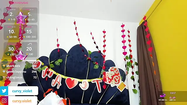 CurvyViolet online show from February 17, 12:16 pm