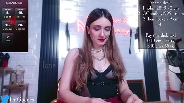 Snapshot of Jane_Goddess chatting on January 19, 8:09 pm Jane Goddess online show from January 19, 8:09 pm