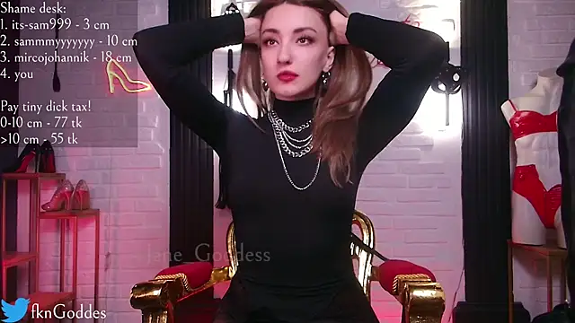 Snapshot of Jane_Goddess chatting on March 16, 6:34 pm Jane Goddess online show from March 16, 6:34 pm