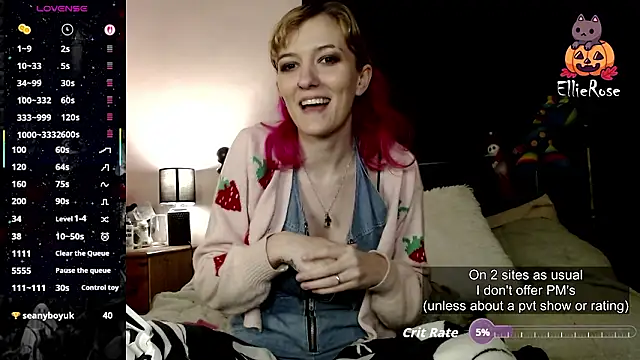 EllieeRose online show from March 6, 10:50 pm