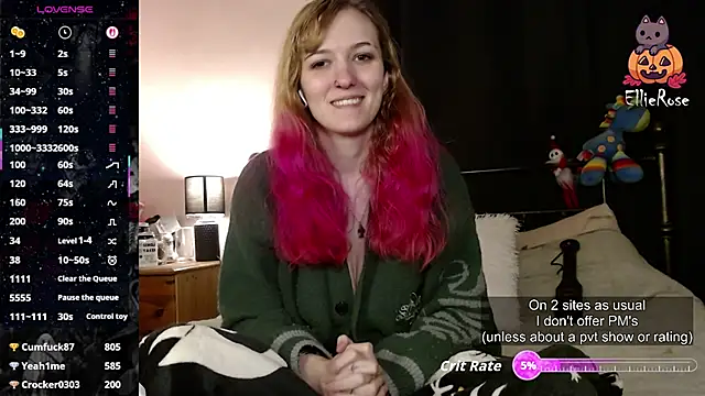 EllieeRose online show from March 15, 3:45 am