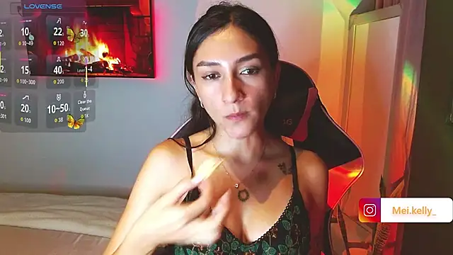 Snapshot of Mei_Kelly chatting on September 21, 1:51 am Mei Kelly online show from September 21, 1:51 am