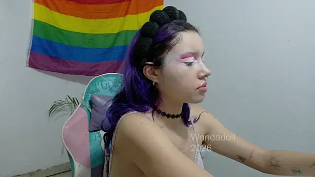 Snapshot of WandaDoll chatting on July 5, 12:23 pm WandaDoll online show from July 5, 12:23 pm
