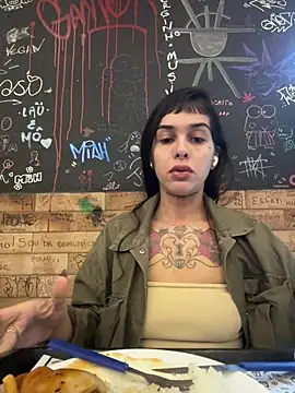 Snapshot of Nikatsu chatting on March 3, 11:10 pm Nikatsu online show from March 3, 11:10 pm