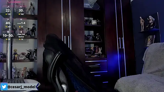 cesar jonnes online show from October 19, 1:17 am