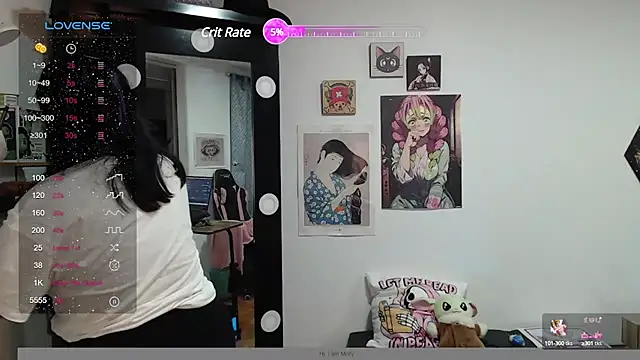 Snapshot of mollyshake1 chatting on February 8, 3:42 pm mollyshake1 online show from February 8, 3:42 pm
