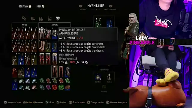 LadyPineapple online show from January 6, 6:20 pm