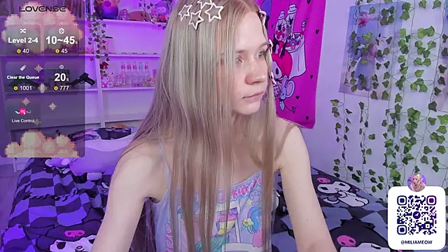 Snapshot of Milia_Parker chatting on January 31, 10:52 pm Milia Parker online show from January 31, 10:52 pm